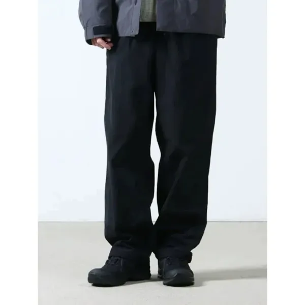Design Grid-Textured Cargo Pants in Gray - 13
