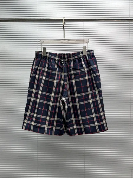 Gucci Plaid Sleep Set Navy and Burgundy Sleepwear - 9