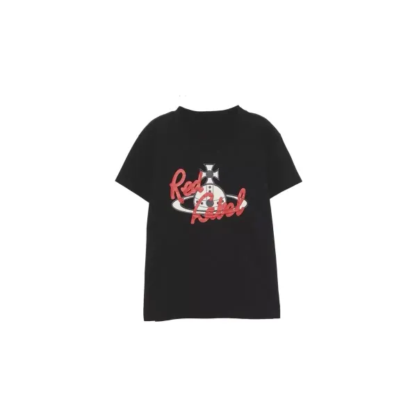 Vivienne Westwood Red Label Orb Logo T-Shirt Black - 1