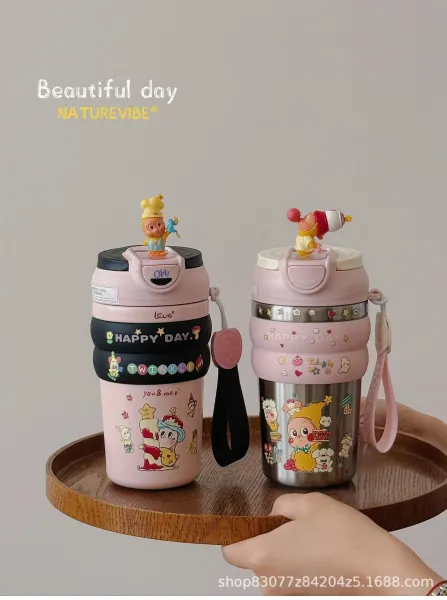 Design Twinkle x Custom Character Insulated Water Bottle Multicolor Electronics - 10