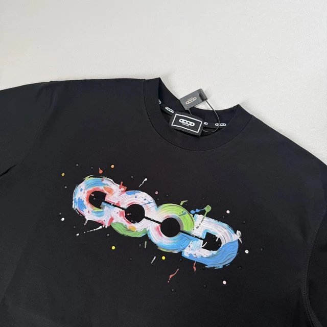 Design COOGI World Map Print Black T-Shirt T-Shirts - 20