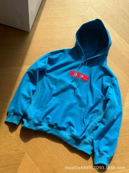 Design Box Logo Hoodie Pink Hoodie - 4