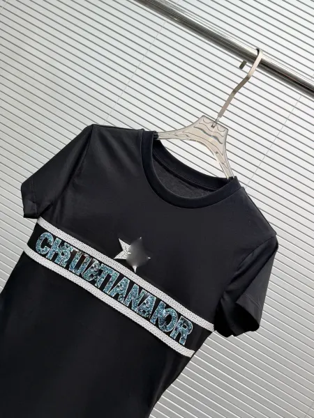 Dior Christian Dior Embellished White T-Shirt - 7