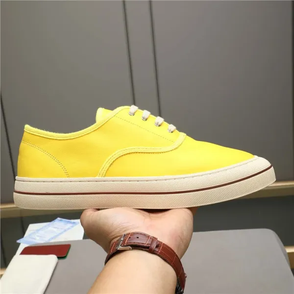 Design Canvas Sneaker Yellow Casual Shoes - 1