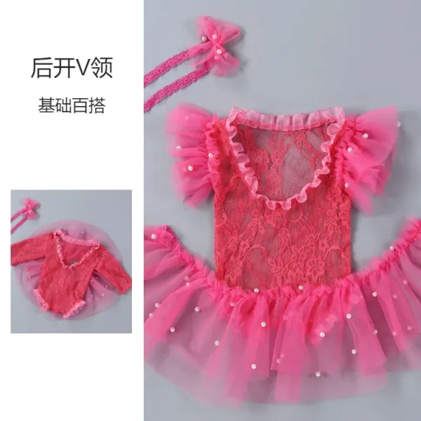Design Lace Tutu Set White Dress - 7