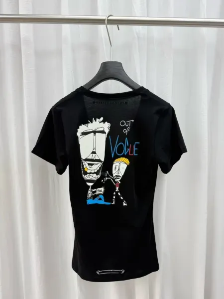 Chrome Hearts V-Neck Tee Black T-Shirt - 13