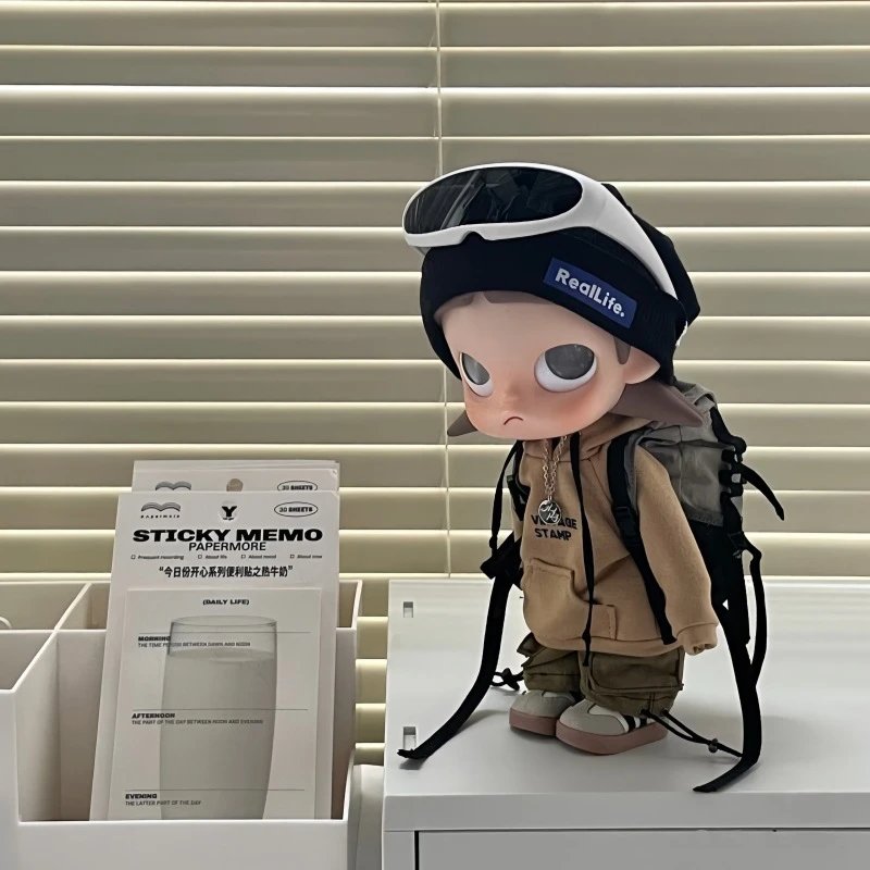 RealLife Collectible Doll Beige Hoodie Outdoor Style