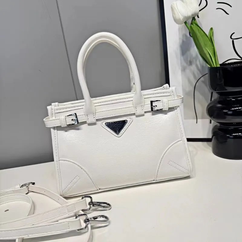 Prada Re-Edition 2005 White Leather Handbag