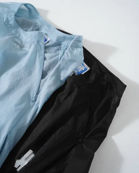 A Bathing Ape UNDEFEATED Windbreaker Black + Gray Shorts Set Outerwear - 5