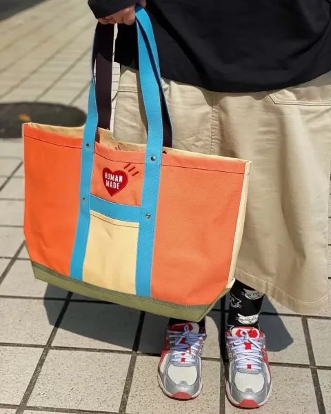 Human Made Colorblock Tote Bag Multicolor Handbag - 2