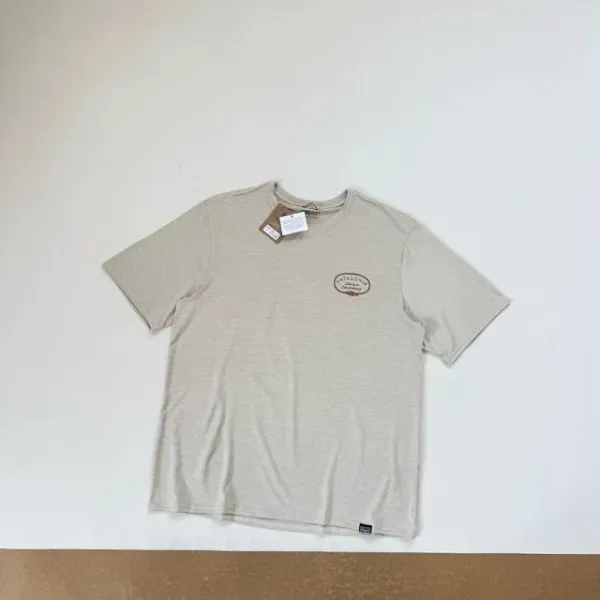 Patagonia Graphic Tee Beige with Tree Print T-Shirt - 13