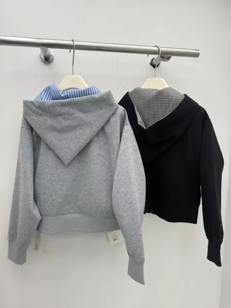 Vivienne Westwood Orb Logo Zip-Up Hoodie Gray - 14