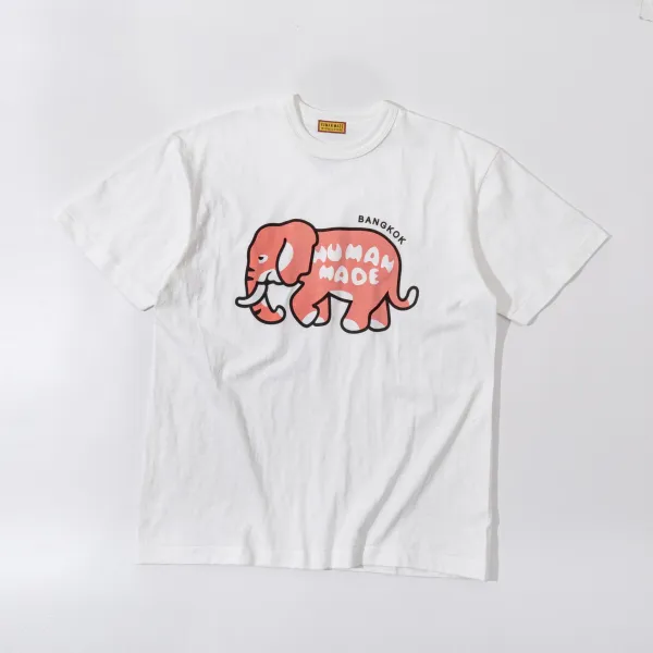Human Made Elephant Bangkok White T-Shirt - 1