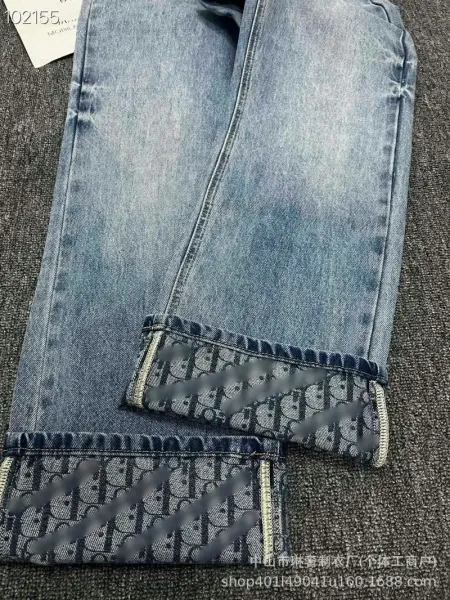 Saint Laurent Ripped Straight-Leg Light Wash Jeans - 15