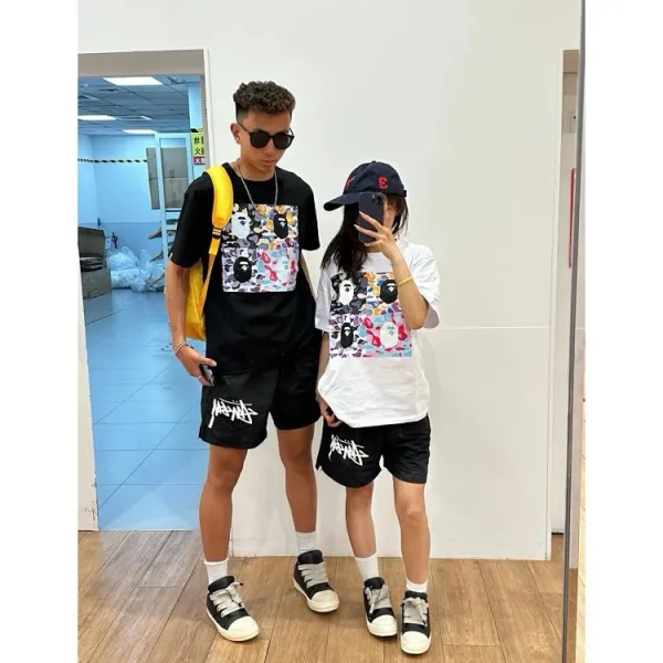 A Bathing Ape x Supreme Collaboration Graphic T-Shirt White - 6