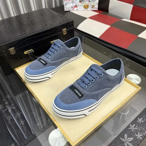 Off-White Pink Canvas Sneakers - 4