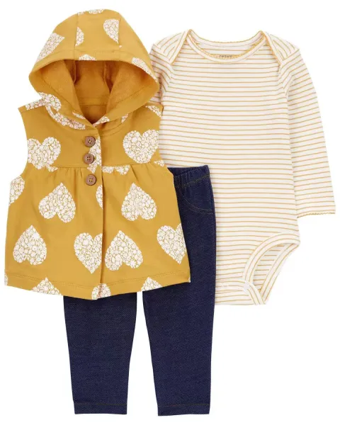 Design Carter's Tiny Ranger Explorer Set Burgundy / White / Denim Blue Baby Clothing Set Sets - 51
