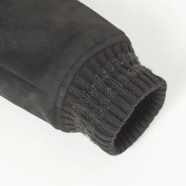 Vetements Pixelated Knit Bomber Jacket Black Outerwear Jacket - 14