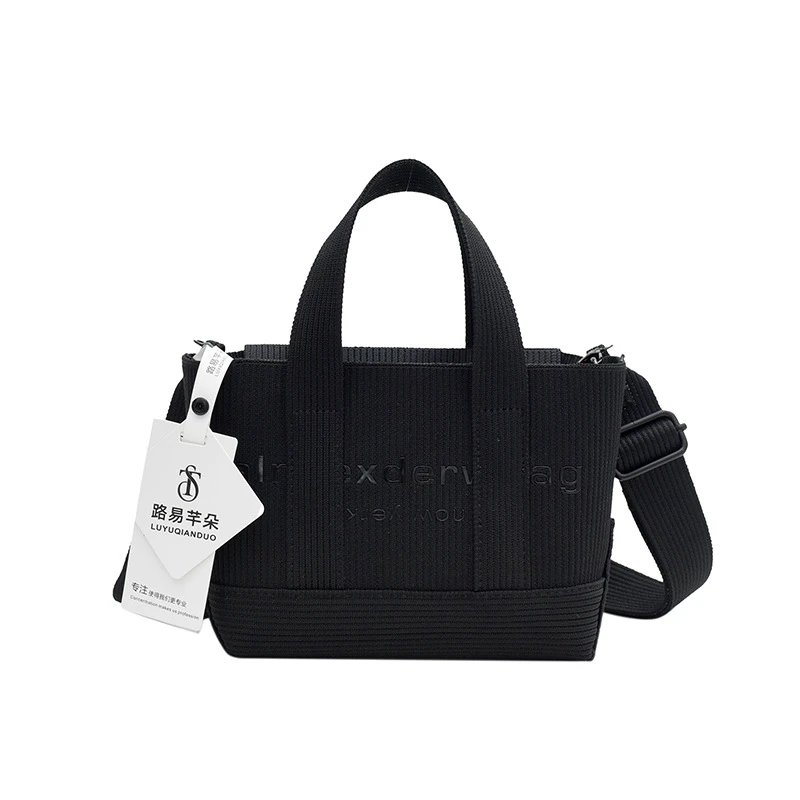 Design Luyuqianduo Mini Tote Bag Black Handbag Handbags