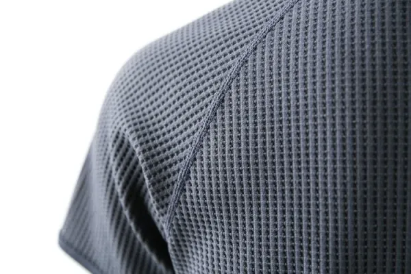 Design Waffle Knit Performance T-Shirt Navy - 13