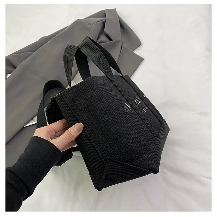 Design Luyuqianduo Mini Tote Bag Black Handbag Handbags - 20