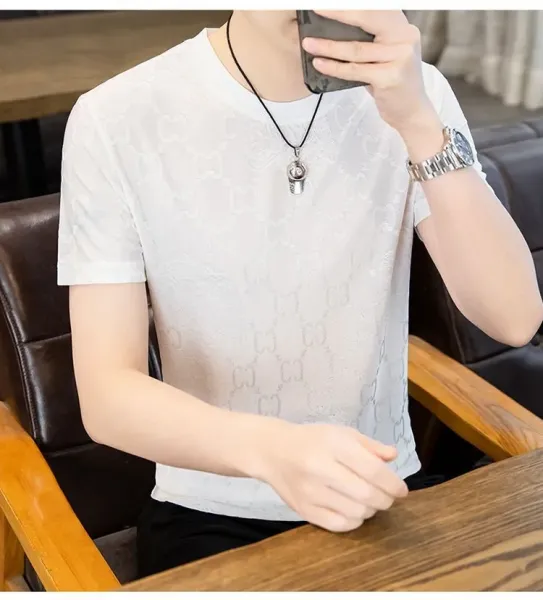 Gucci GG Monogram Print Dark Green T-Shirt - 9