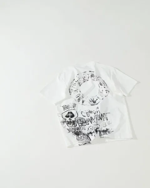 Stussy Skull Graffiti Print White T-Shirt - 5
