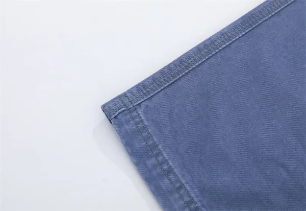 Design Cargo Pants Light Blue Wide-Leg - 25