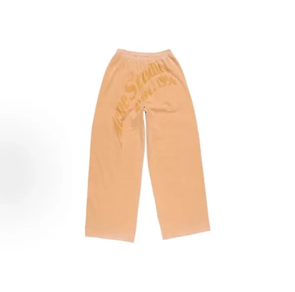 Acne Studios Logo Print Sweatpants Peach - 1
