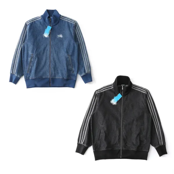 Adidas Originals Track Jacket Denim Blue Jacket - 7