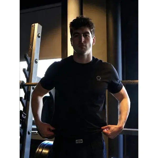 Design Yamatomichi Minimalist Performance T-Shirt Navy, Black, Teal, Gray T-Shirts - 11