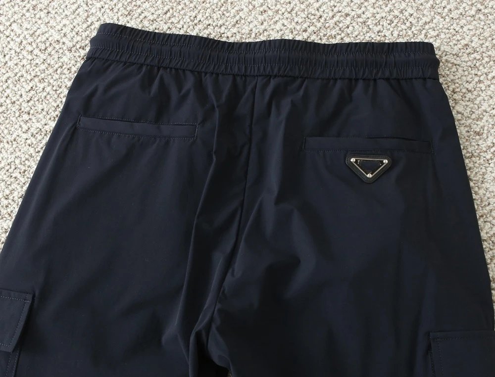 Design Cargo Pants Navy Blue - 11