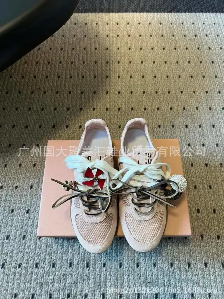 Maison Margiela Tabi Sneakers Black Mesh with Decorative Laces and Charms - 4