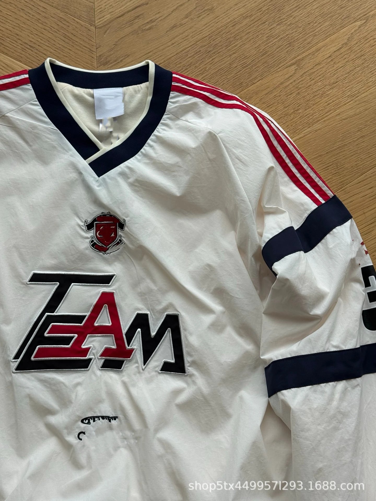 Manchester United x Adidas Inspired Windbreaker White / Red / Navy Outerwear.windbreaker - 6