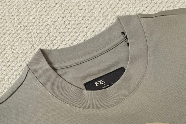 Fendi FF Logo Graphic T-Shirt Olive Green - 6
