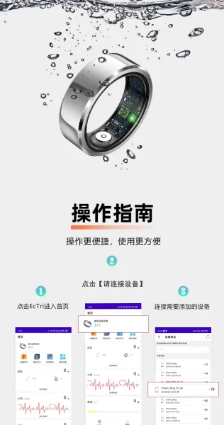 Design Smart Ring Gold Electronics - 7