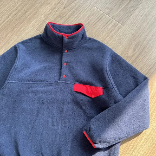 Patagonia Synchilla Snap-T Fleece Pullover Gray Tops - 36