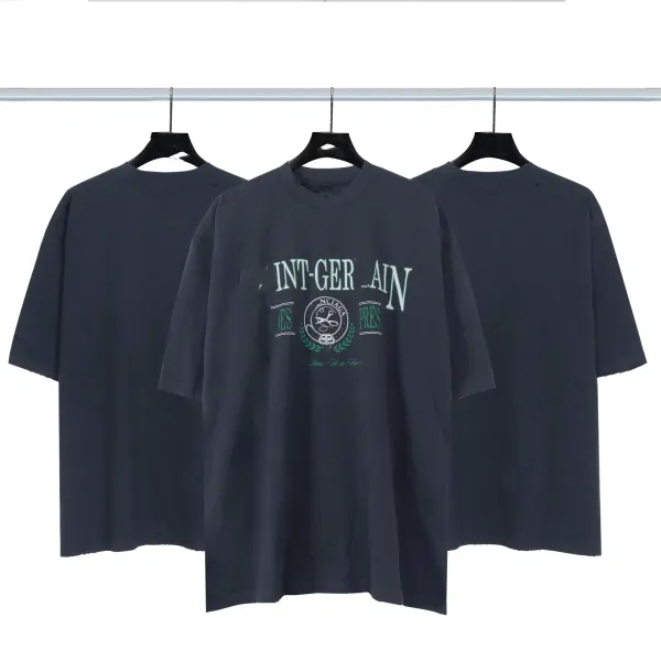 Design Saint-Germain Graphic Print Oversized T-Shirt Charcoal - 1