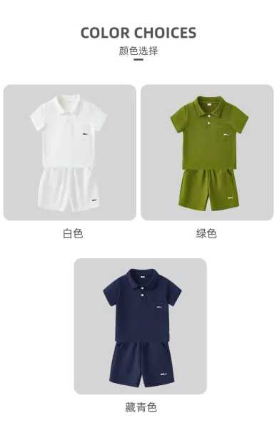 Puma Polo Shirt and Shorts Set Olive Green Casual Set - 11