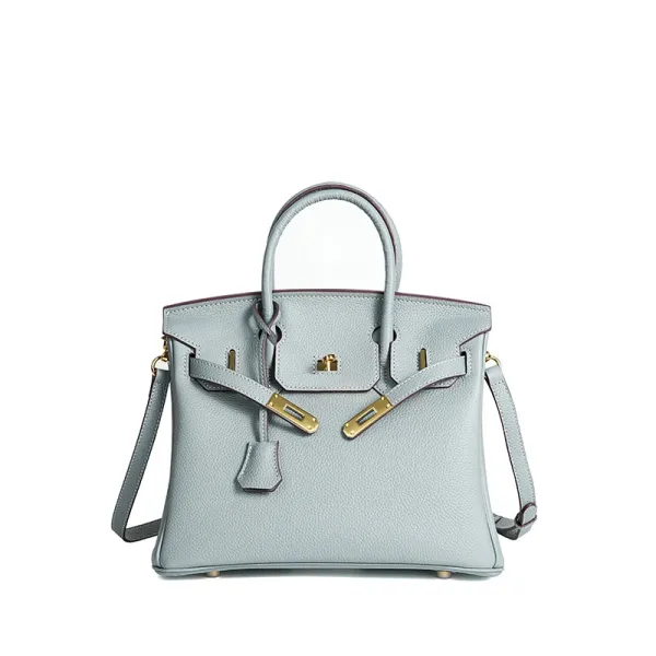 Hermès Birkin Bag Gris Perle Togo Leather Handbag - 1