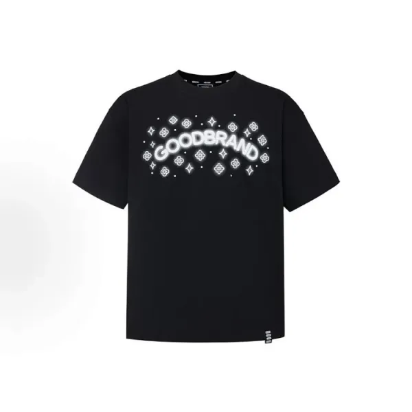 GOOD BRAND Graphic Print Oversized T-Shirt Black - 9