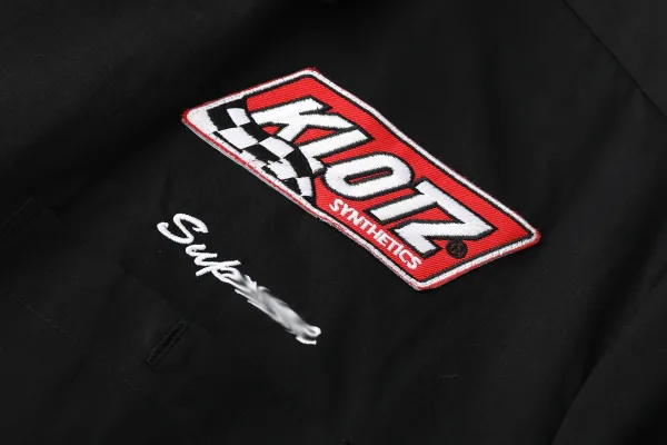 Vanson Leather x Supreme x Wiseco x Klotz Racing Pinstripe Work Shirt White - 19
