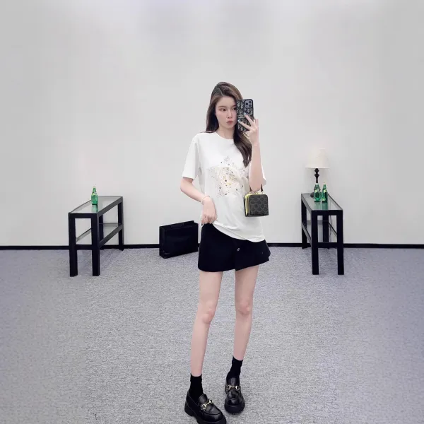 Dior Star Print Graphic T-Shirt White - 4
