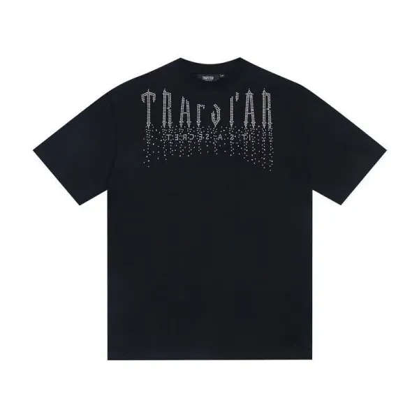Trapstar Crystal Logo Black T-Shirt - 1