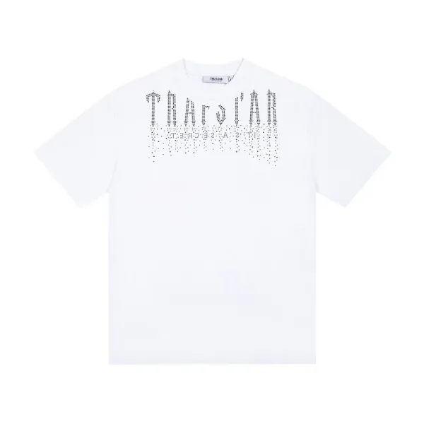 Travis Scott x Cactus Jack 'Travis' Rhinestone Embellished White T-Shirt - 1