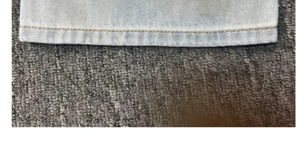 Design Wide-Leg Distressed Light Wash Jeans - 32