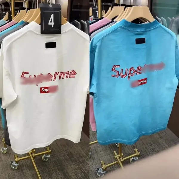 Supreme Box Logo T-Shirt Light Blue - 6
