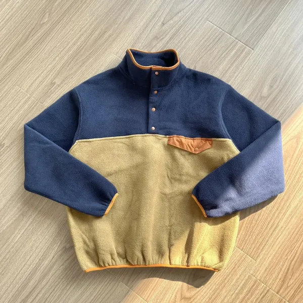 Patagonia Synchilla Snap-T Fleece Pullover Gray Tops - 37