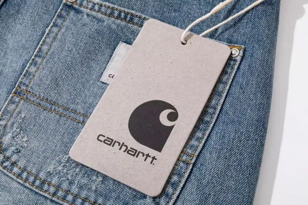 Carhartt Work In Progress Double Knee Shorts Black Denim - 20