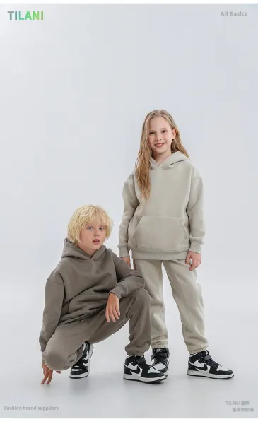 Design Oversized Hoodie and Sweatpants Set Sage Green Casual Set - 82